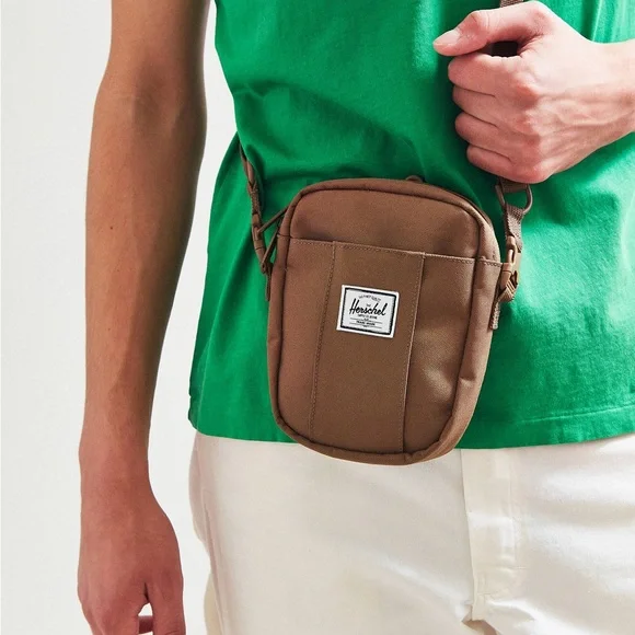 Herschel Supply Company Gray Cruz Mini Messenger Crossbody Bag NWOT - Picture 3 of 12